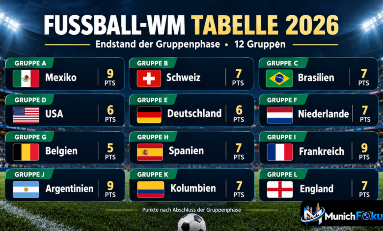 fußball-wm tabelle